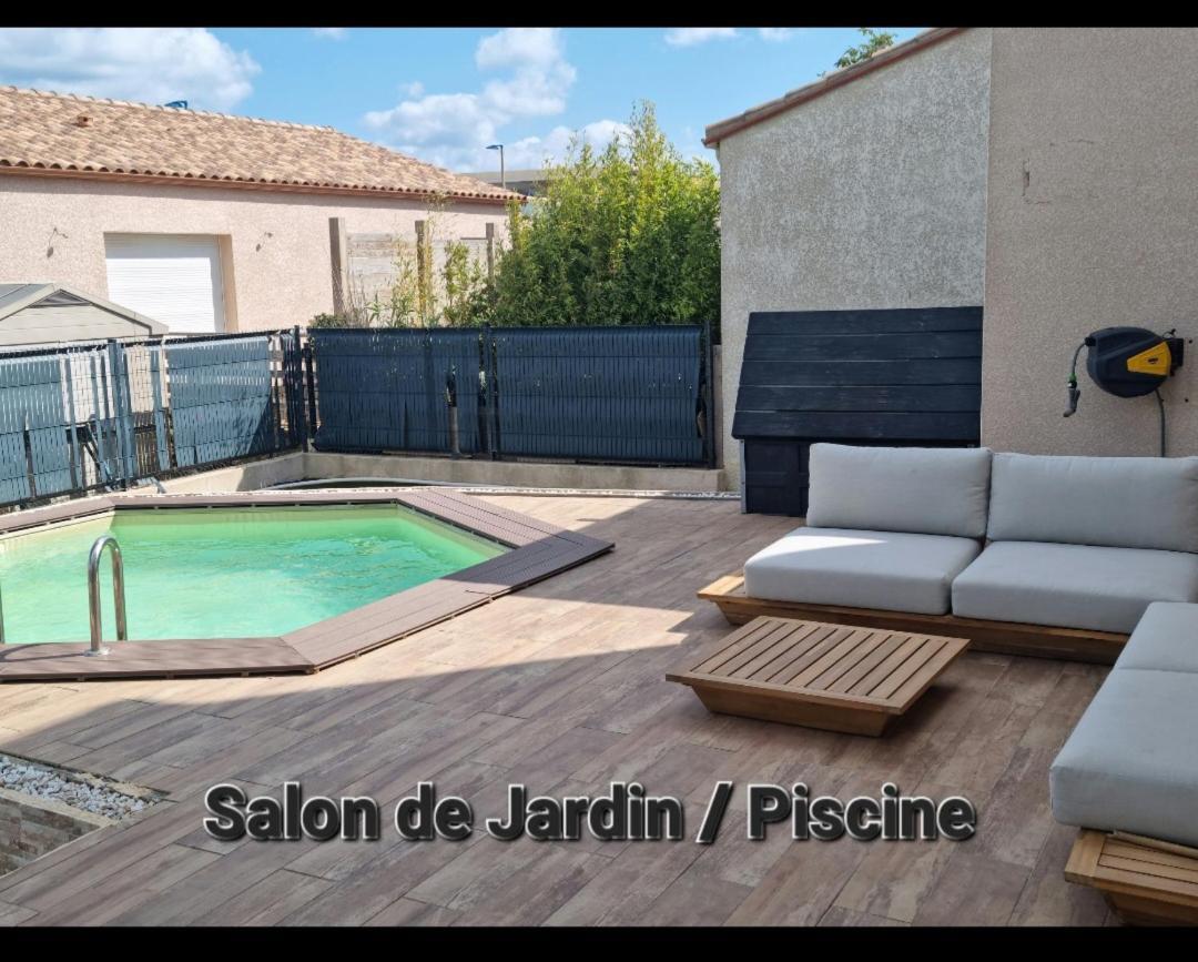 Maison 8 Couchages Clim, Plage A Pied, Petite Piscine Port-la-Nouvelle Buitenkant foto