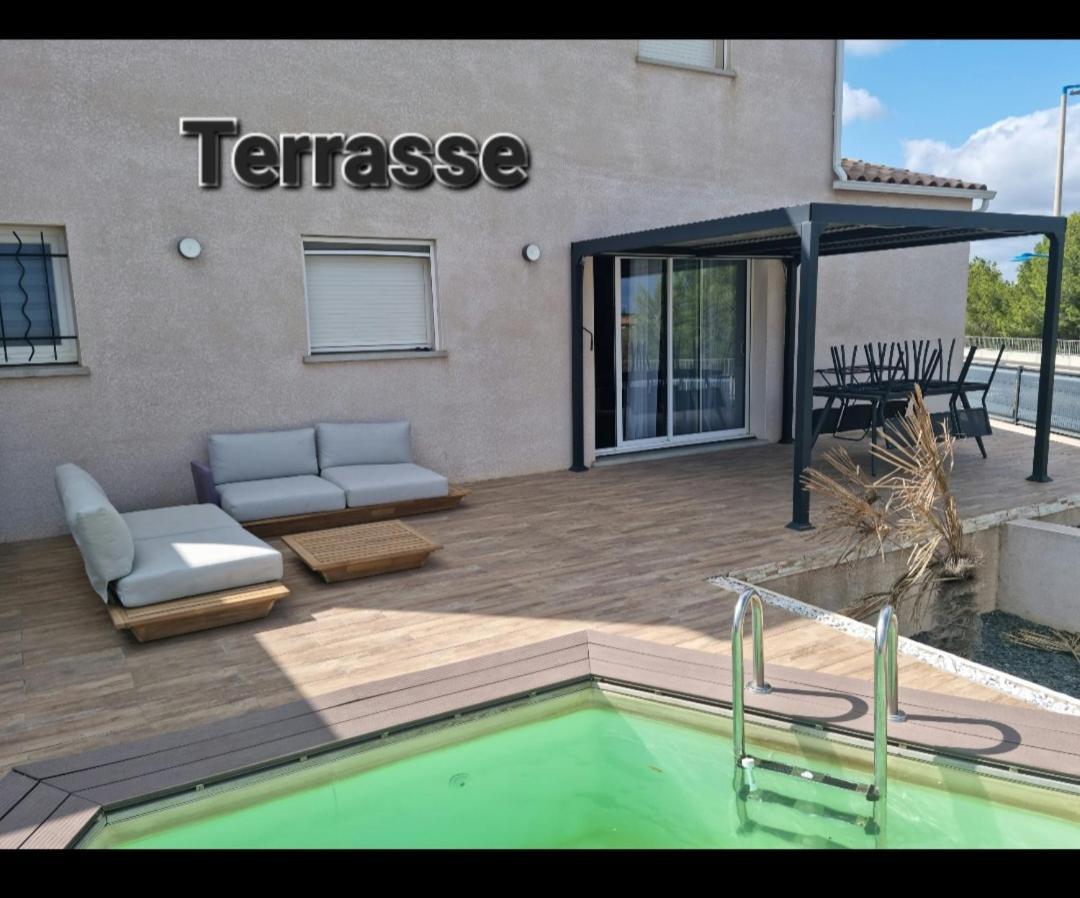 Maison 8 Couchages Clim, Plage A Pied, Petite Piscine Port-la-Nouvelle Buitenkant foto