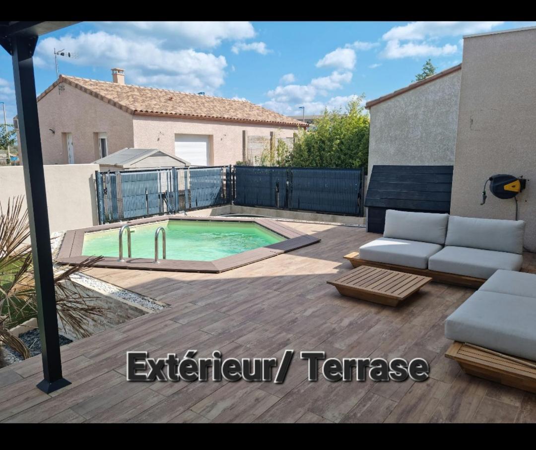 Maison 8 Couchages Clim, Plage A Pied, Petite Piscine Port-la-Nouvelle Buitenkant foto
